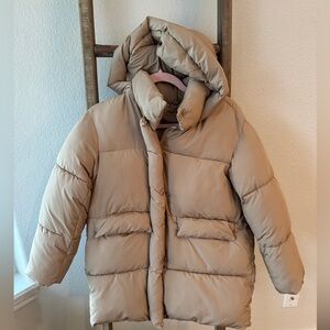 Zara Kids Beige Puffer Jacket